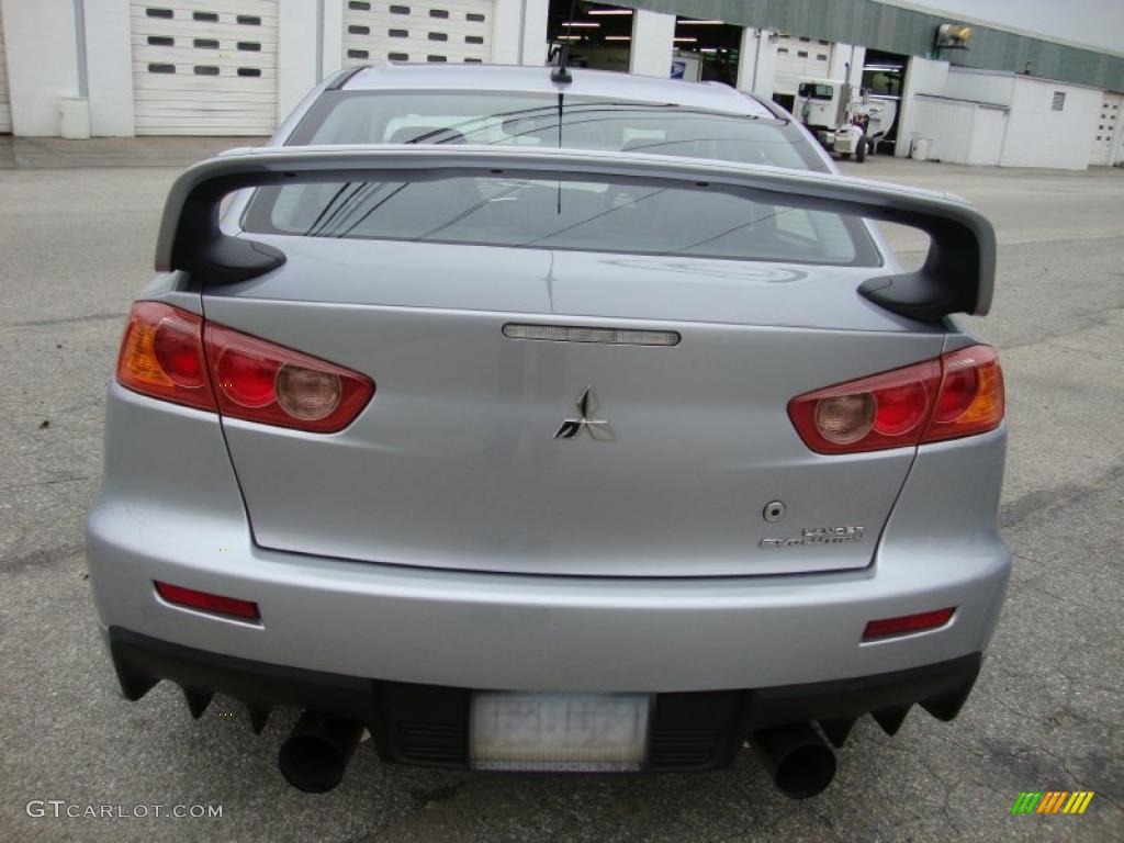 Apex Silver Metallic 2008 Mitsubishi Lancer Evolution GSR Exterior Photo #40494462