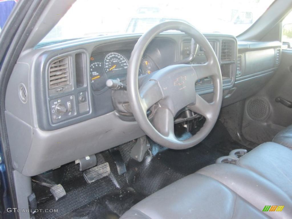 Medium Gray Interior 2006 Chevrolet Silverado 2500HD Work Truck Crew Cab Photo #40495550