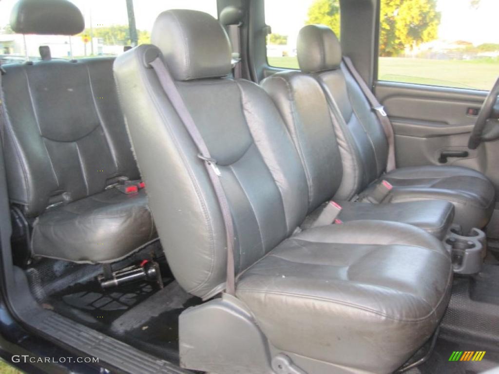 Dark Charcoal Interior 2006 Chevrolet Silverado 2500HD Work Truck Extended Cab Photo #40496094