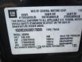 2006 Chevrolet Silverado 2500HD Work Truck Extended Cab Info Tag
