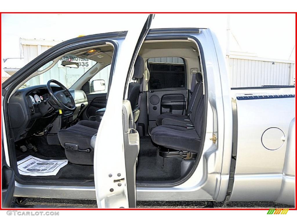 2005 Ram 3500 SLT Quad Cab 4x4 Dually - Bright Silver Metallic / Dark Slate Gray photo #21