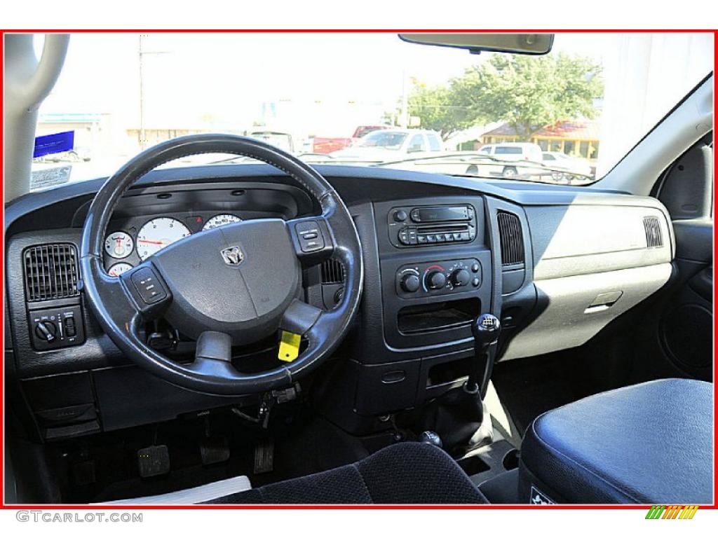 Dark Slate Gray Interior 2005 Dodge Ram 3500 SLT Quad Cab 4x4 Dually Photo #40496694