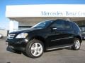 2008 Obsidian Black Metallic Mercedes-Benz ML 350 4Matic  photo #1