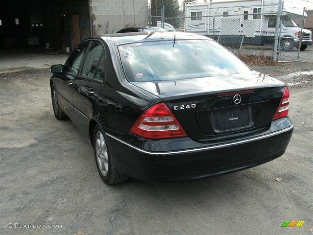 2003 C 240 Sedan - Black / Charcoal photo #5