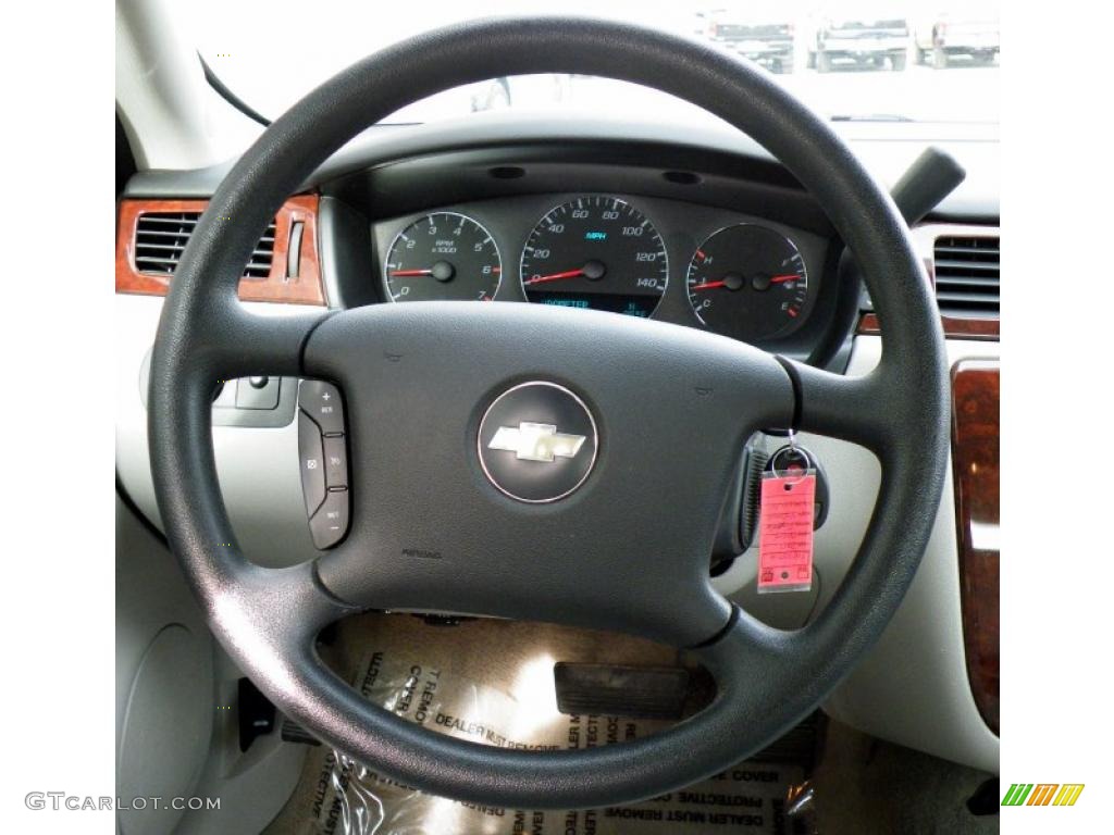 2007 Chevrolet Impala LT Gray Steering Wheel Photo #40497586