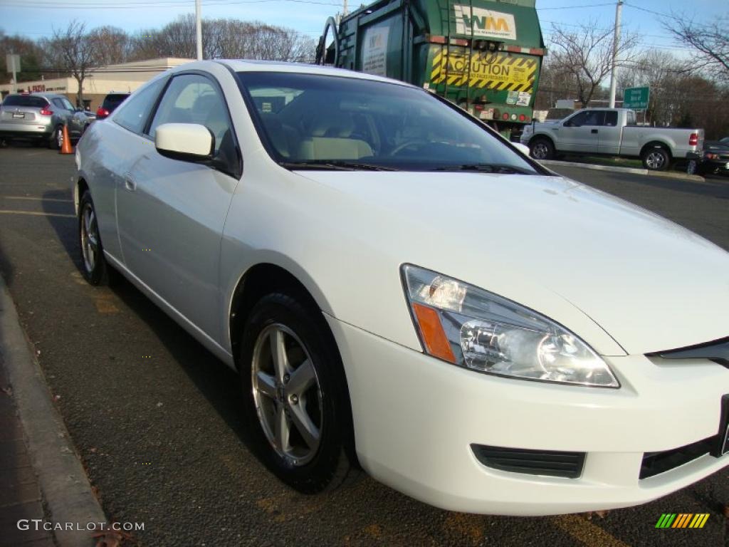 2003 Accord EX Coupe - Taffeta White / Ivory photo #5