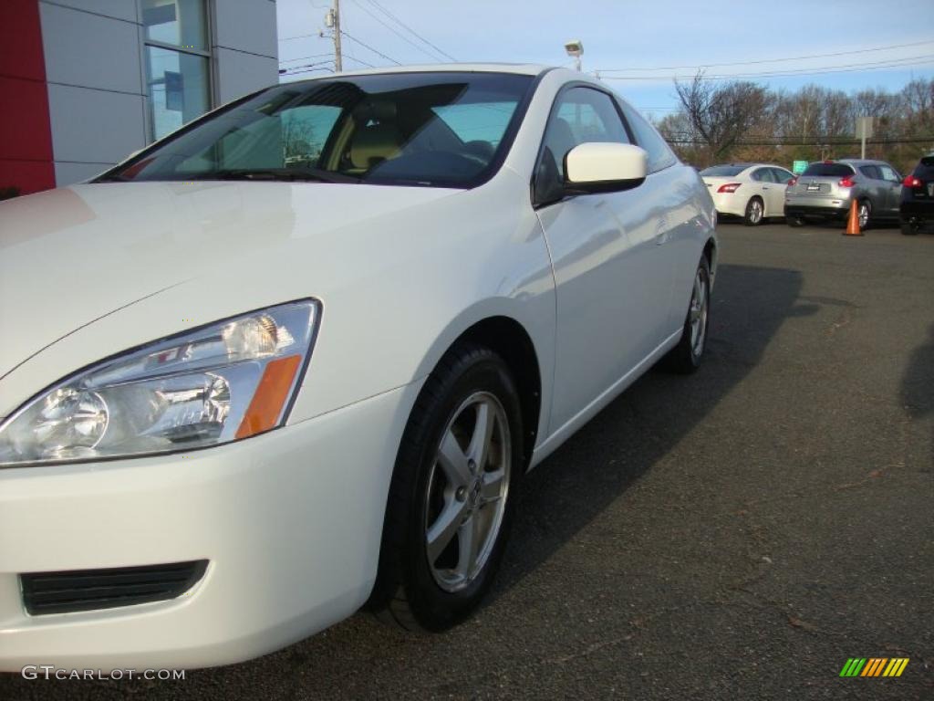 2003 Accord EX Coupe - Taffeta White / Ivory photo #6