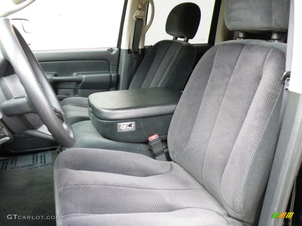 2005 Ram 1500 SLT Quad Cab - Black / Dark Slate Gray photo #12