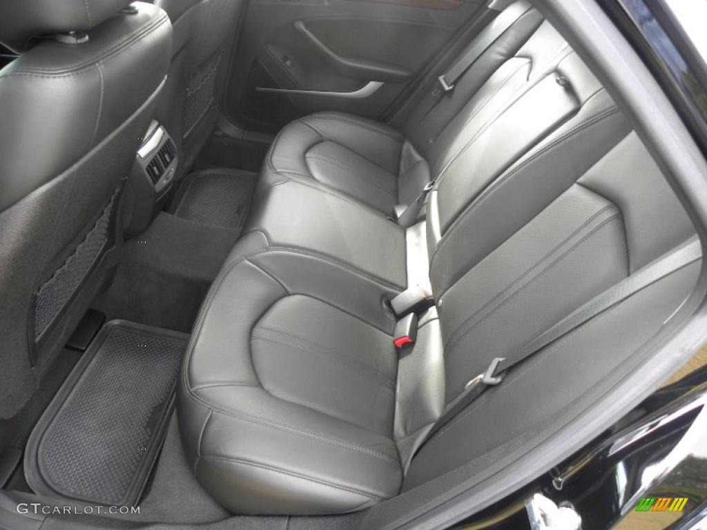 Ebony Interior 2010 Cadillac CTS 3.0 Sedan Photo #40499218