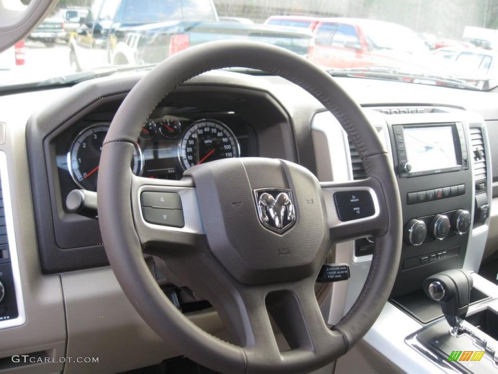 2011 Ram 1500 Big Horn Quad Cab 4x4 - Rugged Brown Pearl / Light Pebble Beige/Bark Brown photo #10