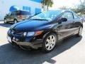 Nighthawk Black Pearl - Civic LX Coupe Photo No. 6