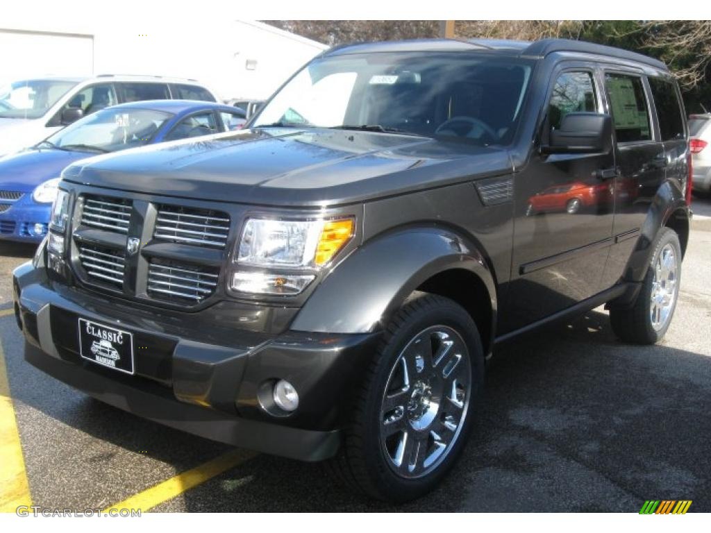Dark Charcoal Pearl 2011 Dodge Nitro Heat 4.0 4x4 Exterior Photo #40500478
