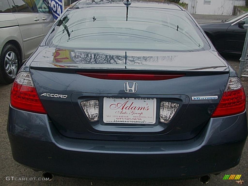2007 Accord Hybrid Sedan - Graphite Pearl / Black photo #7