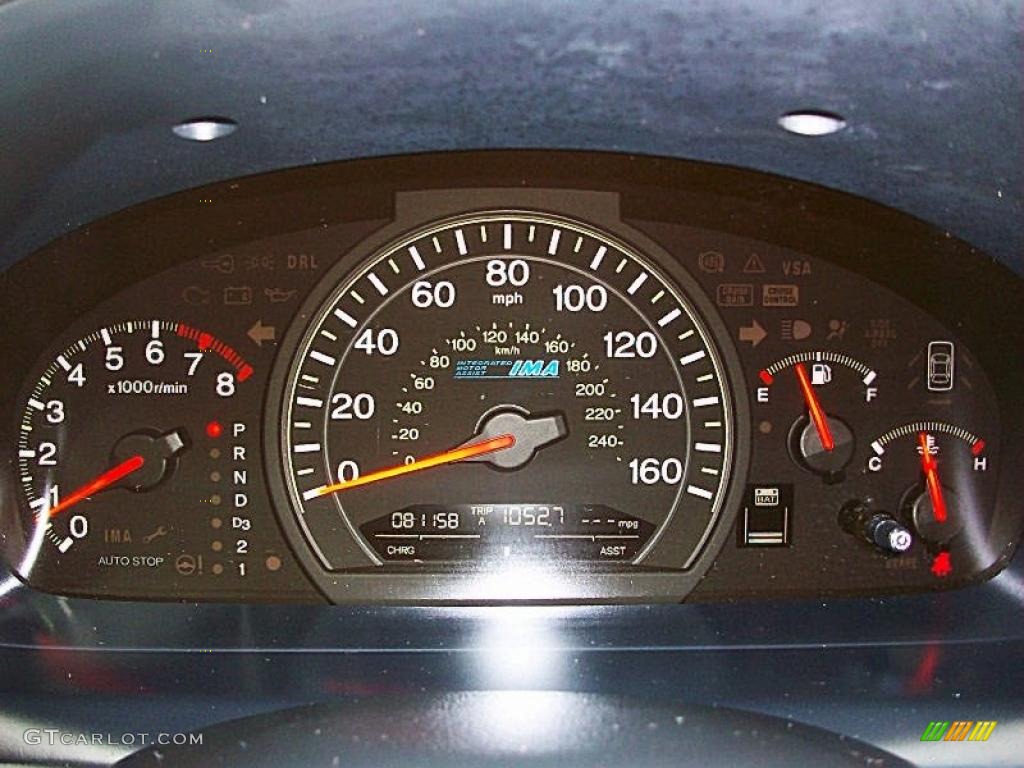 2007 Honda Accord Hybrid Sedan Gauges Photo #40500666