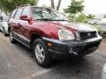 2004 Merlot Red Hyundai Santa Fe GLS  photo #1