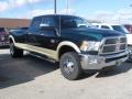 Hunter Green Pearl 2011 Dodge Ram 3500 HD Laramie Crew Cab 4x4 Dually Exterior