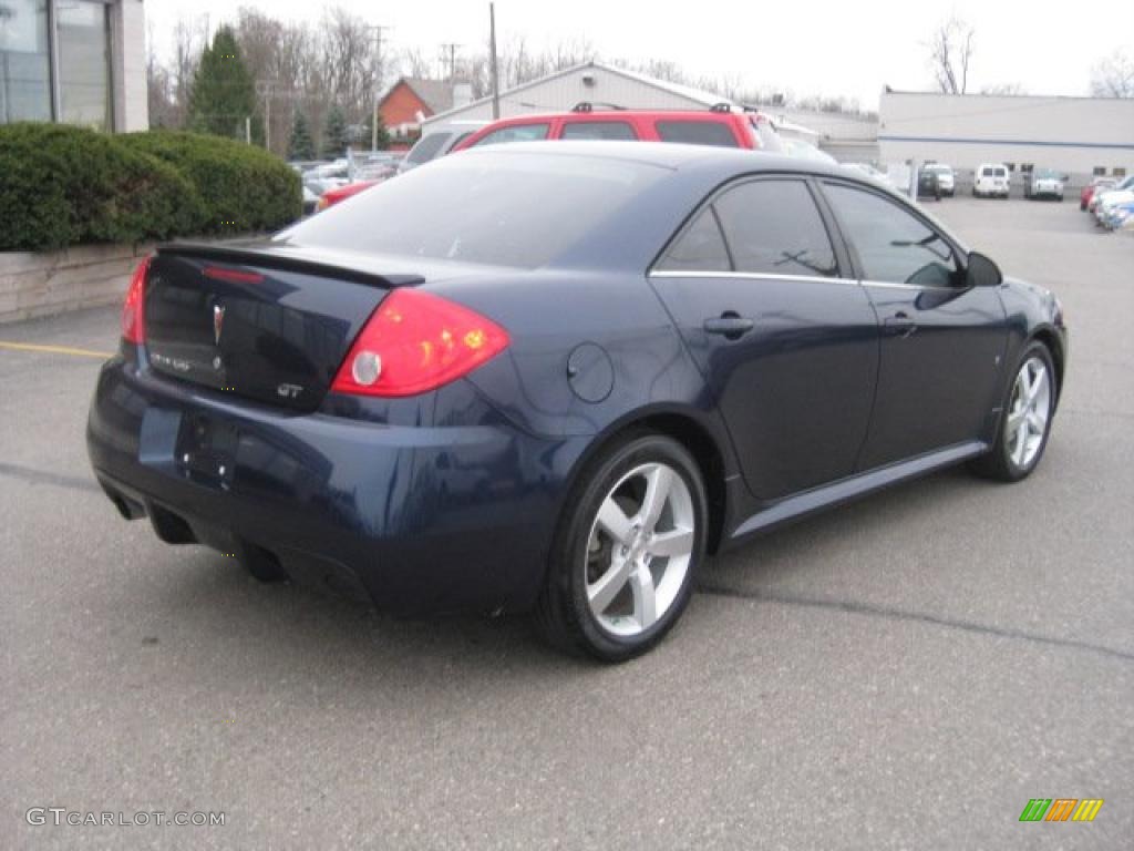 2008 G6 GT Sedan - Midnight Blue Metallic / Ebony Black photo #7