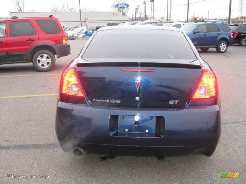 2008 G6 GT Sedan - Midnight Blue Metallic / Ebony Black photo #8