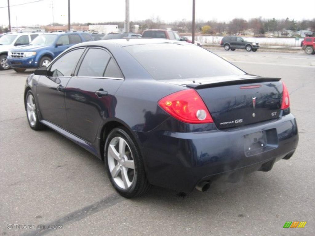 2008 G6 GT Sedan - Midnight Blue Metallic / Ebony Black photo #9