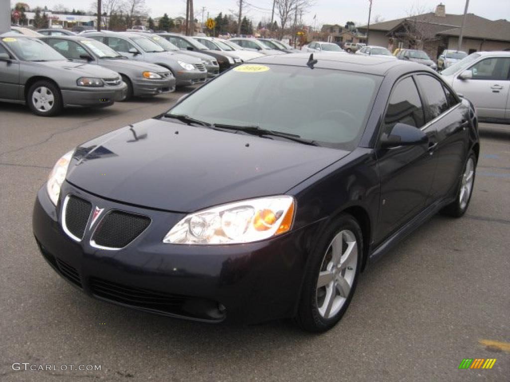 2008 G6 GT Sedan - Midnight Blue Metallic / Ebony Black photo #11