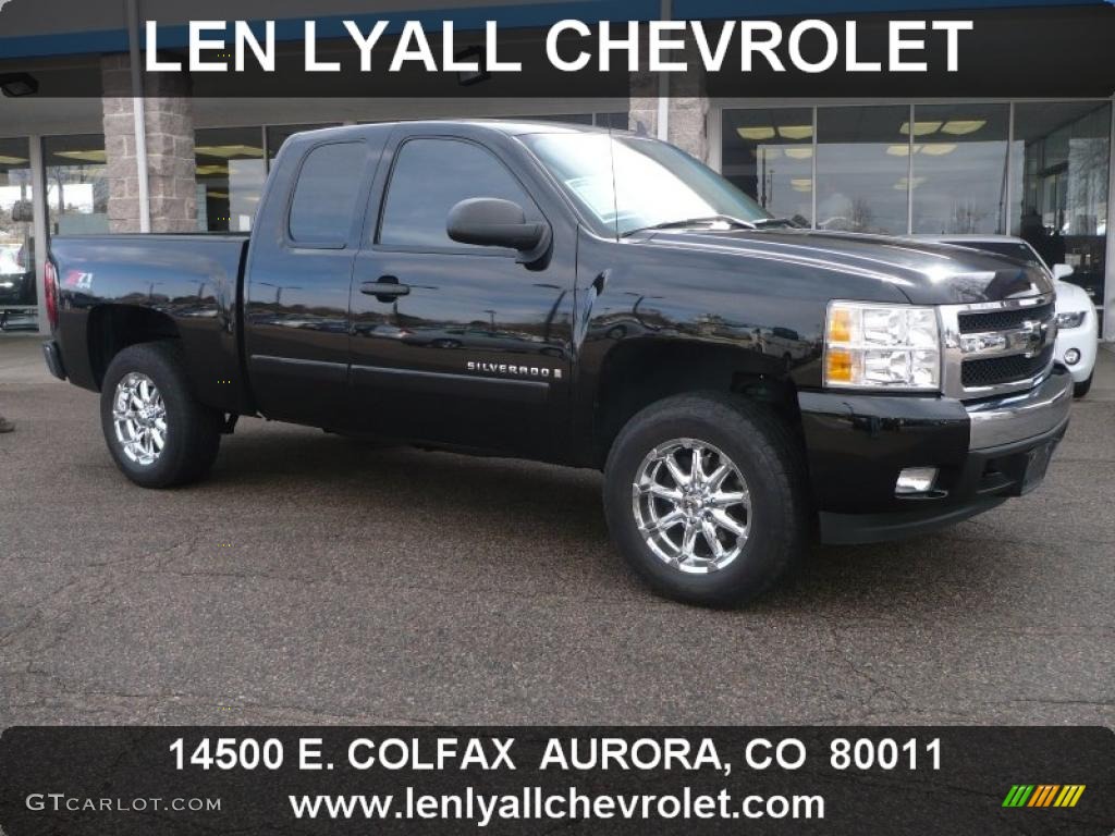 Black Chevrolet Silverado 1500