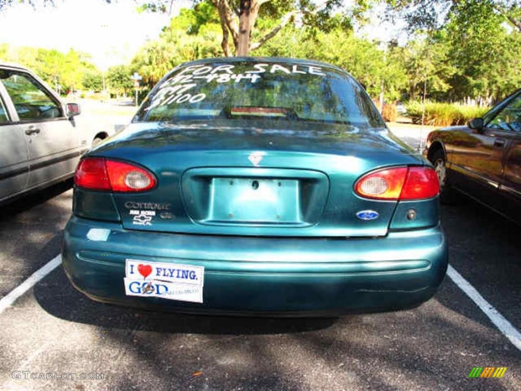 1997 Contour GL - Pacific Green Metallic / Opal Grey photo #3