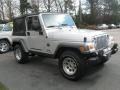 2004 Bright Silver Metallic Jeep Wrangler X 4x4  photo #3