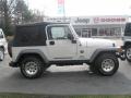 2004 Bright Silver Metallic Jeep Wrangler X 4x4  photo #4