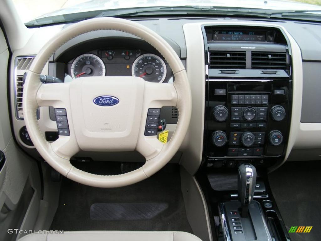 2009 Ford Escape Hybrid Limited 4WD Stone Dashboard Photo #40504050