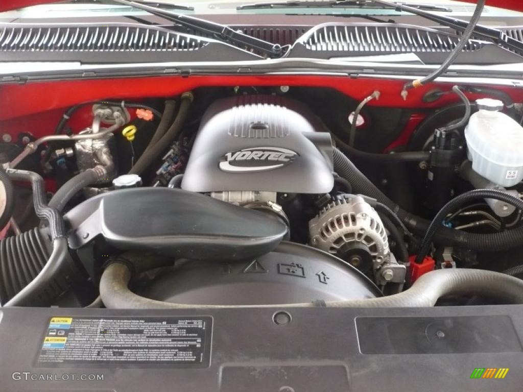 2004 GMC Sierra 1500 SLE Regular Cab 4x4 Engine Photos