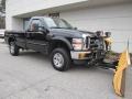 2008 Black Ford F250 Super Duty XLT Regular Cab 4x4  photo #1