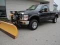 2008 Black Ford F250 Super Duty XLT Regular Cab 4x4  photo #11