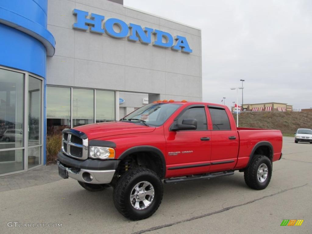 2005 Flame Red Dodge Ram 2500 Power Wagon Quad Cab 4x4 40479085