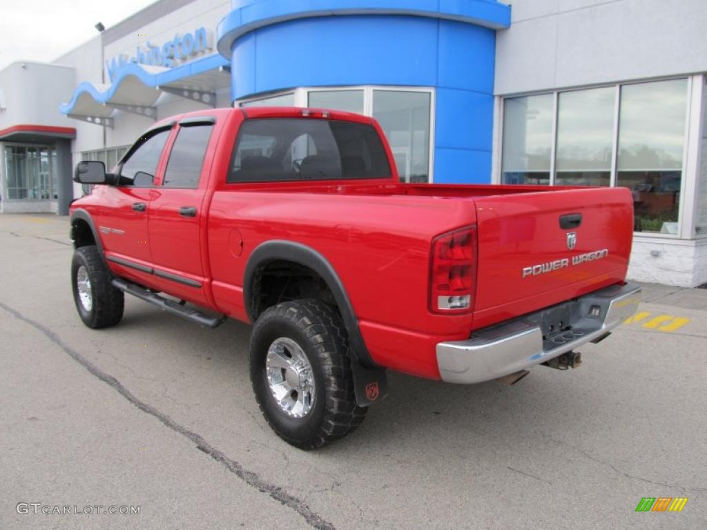 2005 Ram 2500 Power Wagon Quad Cab 4x4 - Flame Red / Dark Slate Gray photo #5