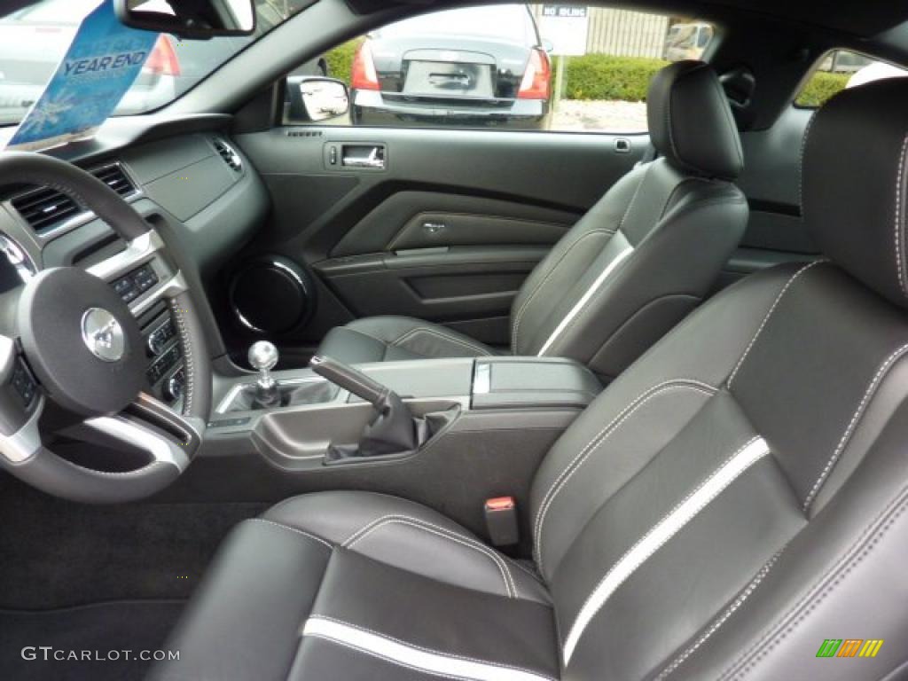 2011 Mustang GT Premium Coupe - Ebony Black / Charcoal Black/Cashmere photo #10