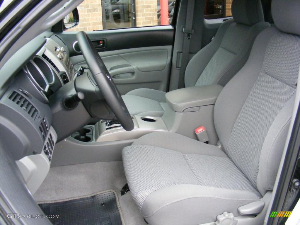 Graphite Interior 2010 Toyota Tacoma V6 SR5 TRD Sport Access Cab 4x4 Photo #40506934