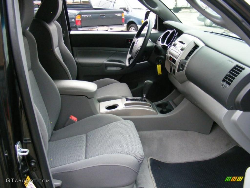 Graphite Interior 2010 Toyota Tacoma V6 SR5 TRD Sport Access Cab 4x4 Photo #40506994
