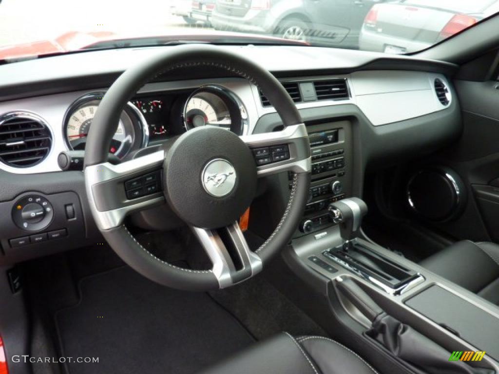 2011 Mustang V6 Premium Coupe - Race Red / Charcoal Black photo #11