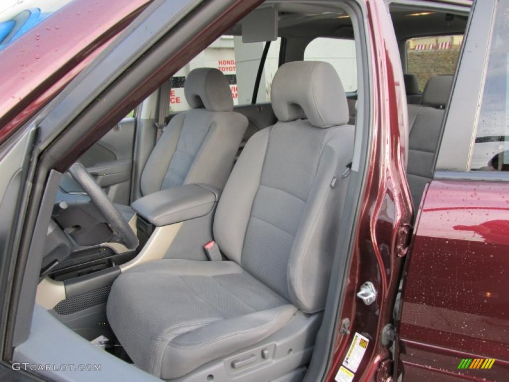 2008 Pilot Special Edition 4WD - Dark Cherry Pearl / Gray photo #12