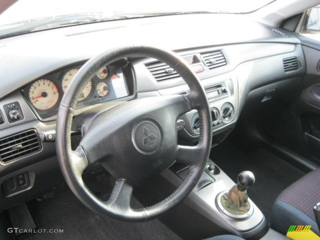 Black Red Interior 2004 Mitsubishi Lancer Ralliart Photo