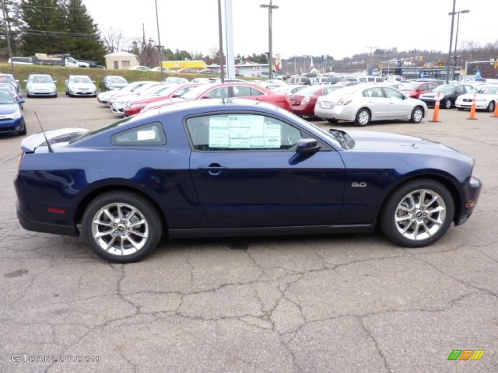 2011 Mustang GT Premium Coupe - Kona Blue Metallic / Charcoal Black/Cashmere photo #5