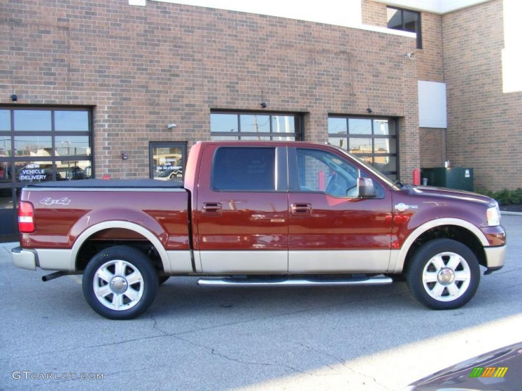 2007 F150 King Ranch SuperCrew 4x4 - Dark Copper Metallic / Castano Brown Leather photo #6