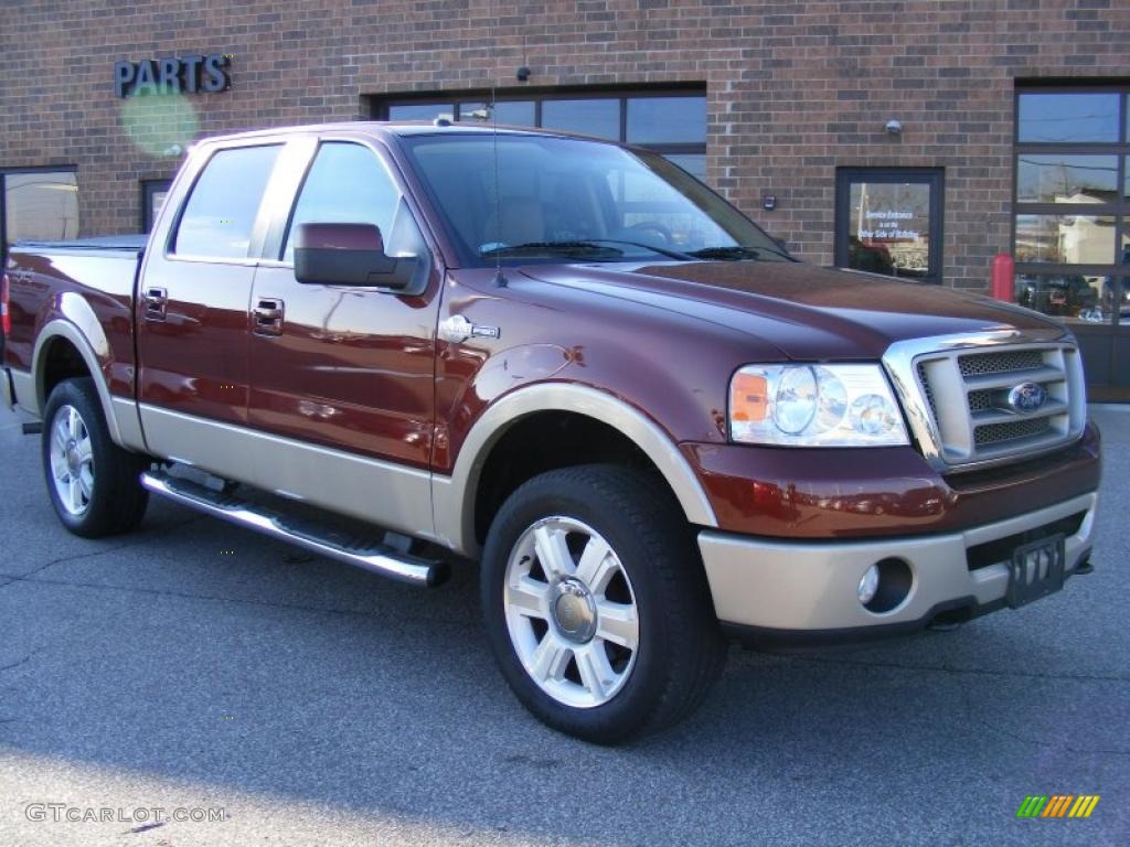 2007 F150 King Ranch SuperCrew 4x4 - Dark Copper Metallic / Castano Brown Leather photo #7