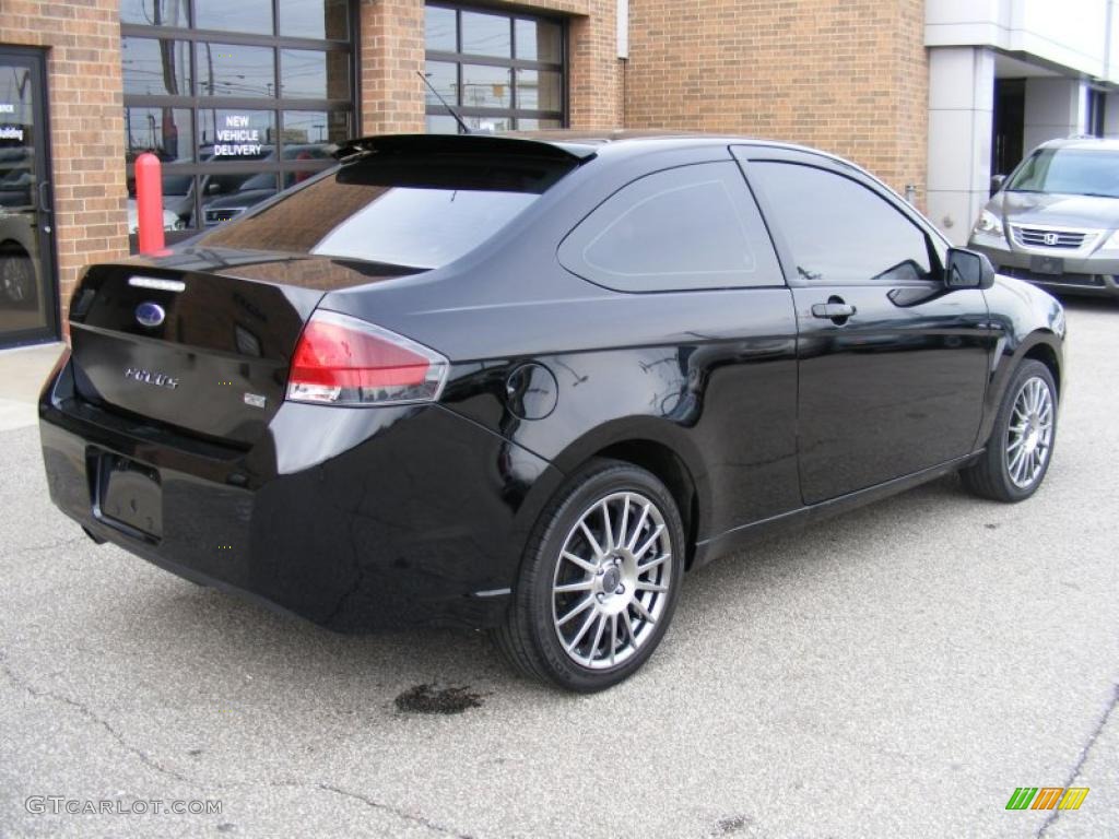 Ebony Black 2010 Ford Focus SES Coupe Exterior Photo #40509666