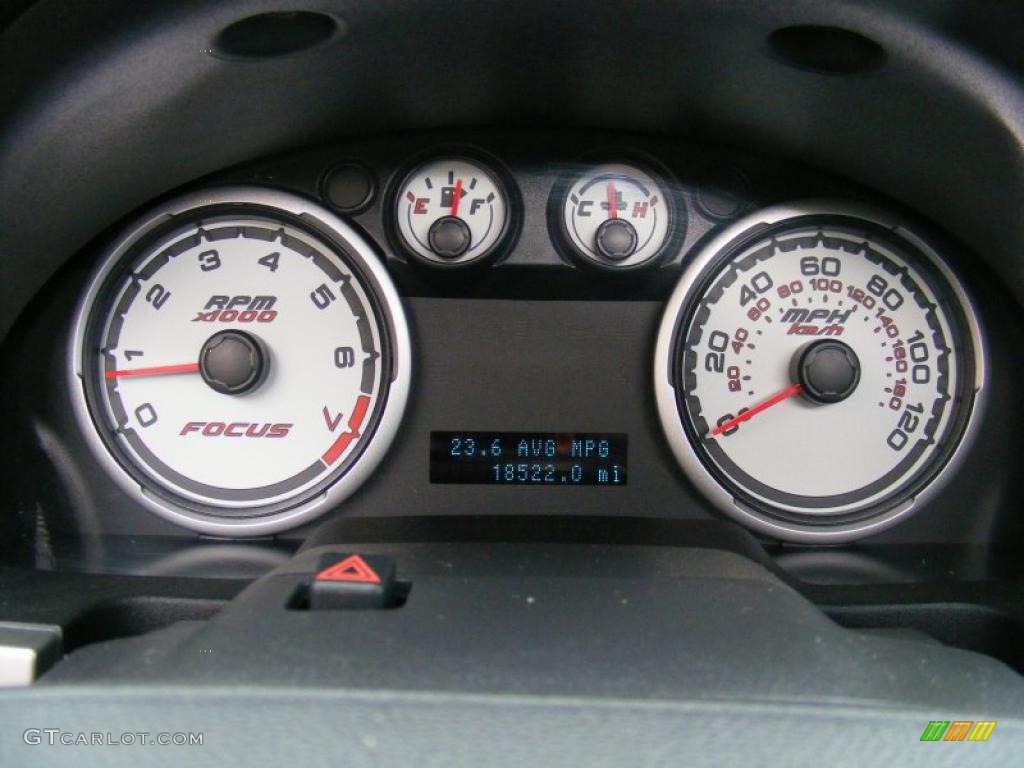2010 Ford Focus SES Coupe Gauges Photo #40509886
