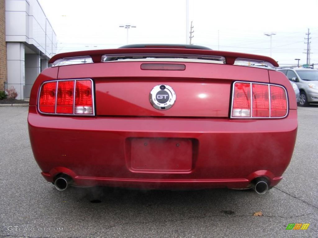 Redfire Metallic 2006 Ford Mustang GT Premium Convertible Exterior Photo #40510154