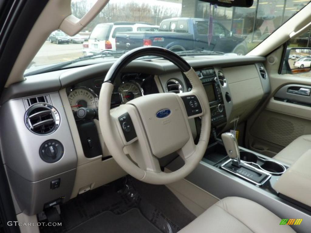 Stone Interior 2011 Ford Expedition EL Limited 4x4 Photo #40510502