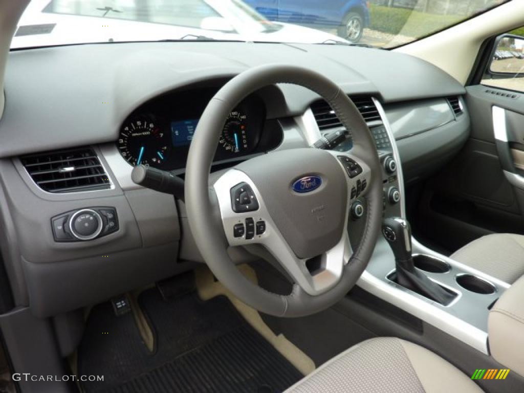 2011 Ford Edge SEL AWD Medium Light Stone Dashboard Photo #40511054
