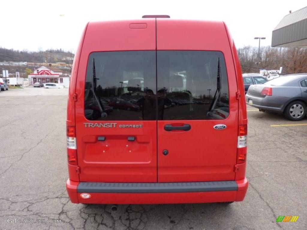 Torch Red 2010 Ford Transit Connect XLT Cargo Van Exterior Photo #40511550