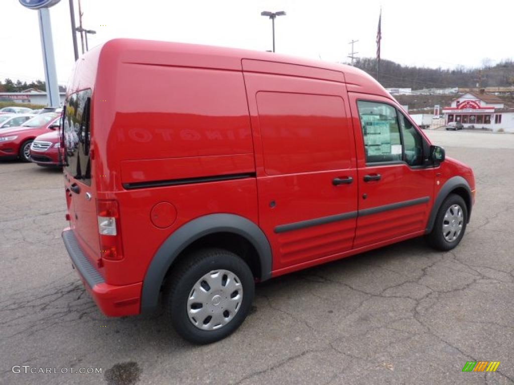 Torch Red 2010 Ford Transit Connect XLT Cargo Van Exterior Photo #40511554